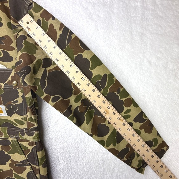 Vintage Carhartt Camo Coveralls Jumpsuit Mens 38 Tall RQ103 NWT NOS - Picture 9 of 16